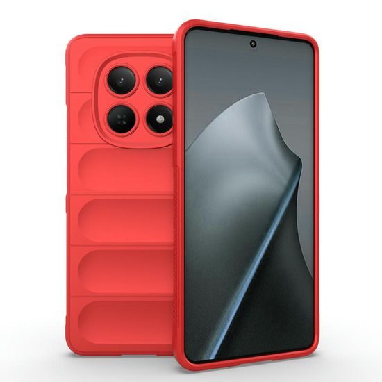 Θήκη Wency Magic Shield, Xiaomi Redmi Note 15 4G, κόκκινη