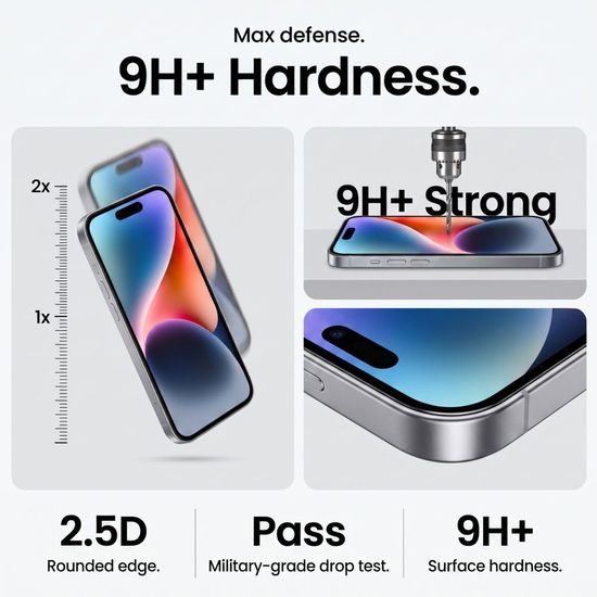 Tech-Protect OneTouch Set+ 2 Tvrzená skla, iPhone 17 Pro / 18 Pro