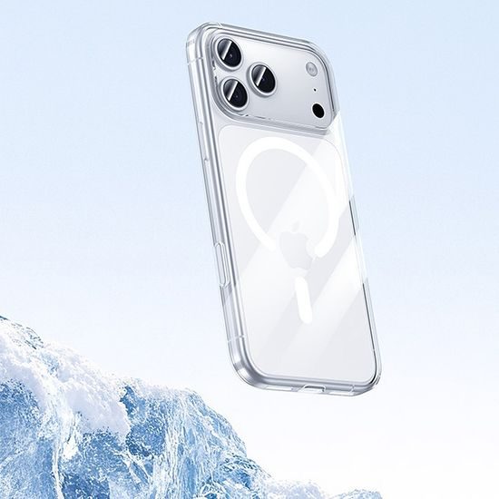 Benks Magnetic Crystal ümbris iPhone 17 Pro Max / 18 Pro Max – läbipaistev