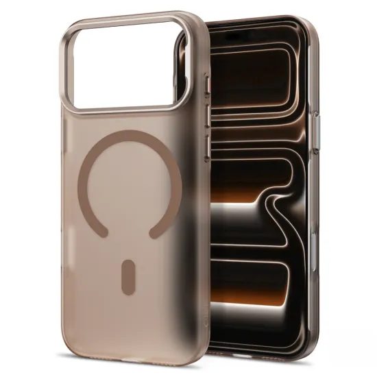 iPhone 17 Pro / 18 Pro dėklas – Tech-Protect MagZero MagSafe – matinė dykumų auksinė