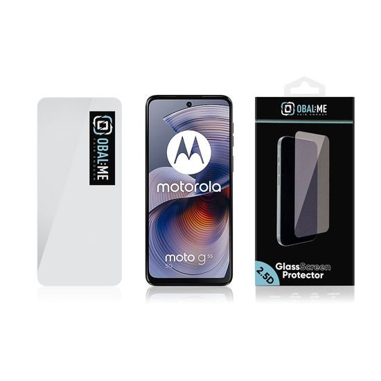 OBAL:ME 2.5D Tvrdené Sklo pre Motorola G55, priehľadne