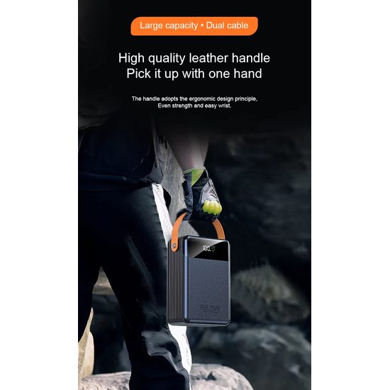 Power Bank 100.000 mAh, 22.5W Super Fast Charge, μαύρο