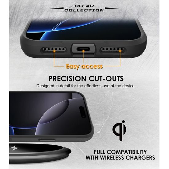 Θήκη JP MagFit MagSafe με πιστοποιητικό 3M SGS, iPhone 17 Pro, μαύρο