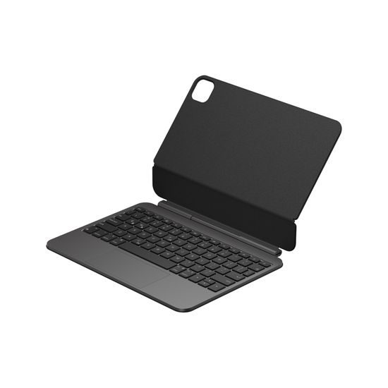 JP Magnetic Keyboard MK09 Aluminium θήκη tablet από αλουμίνιο, iPad 10.9 2022 (iPad 10) / iPad 11 2025 (iPad 11), μαύρη