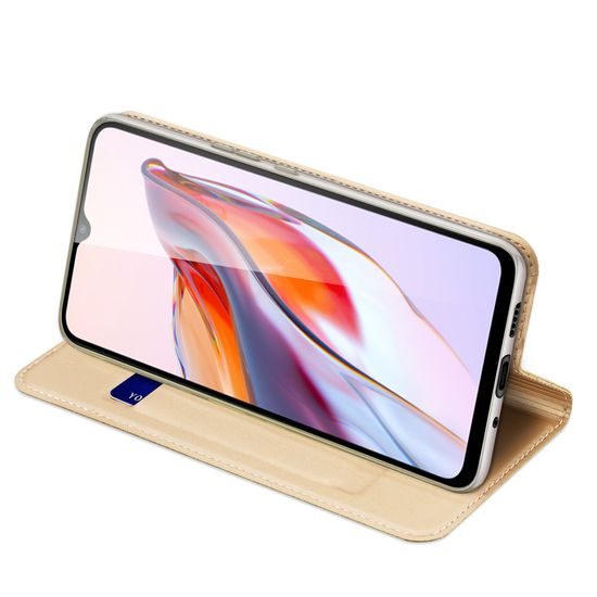 Dux Ducis Skin Pro, Θήκη βιβλίο, Xiaomi Redmi 11A / Poco C55 / Redmi 12C, χρυσό