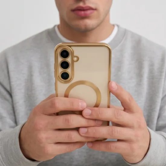Tech-Protect MagFlex MagSafe Samsung Galaxy S26 FE, γυαλιστερό χρυσό