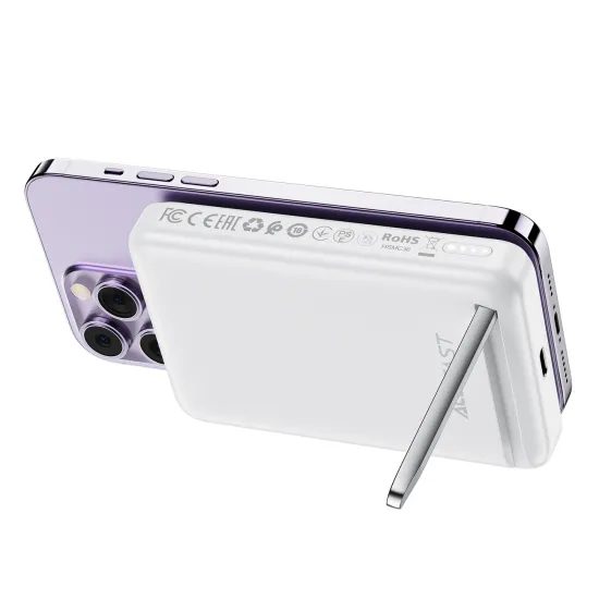 Acefast M6 PD 20W Bezdrátová powerbanka 10000mAh, bílá