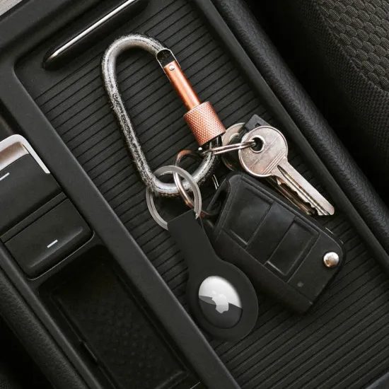 Σιλικονένιο κρεμαστό, Apple AirTag, μαύρο