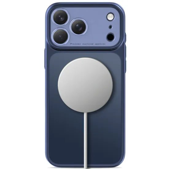iPhone 17 Pro / 18 Pro dėklas – Tech-Protect MagPrime MagSafe CC – tamsiai mėlyna