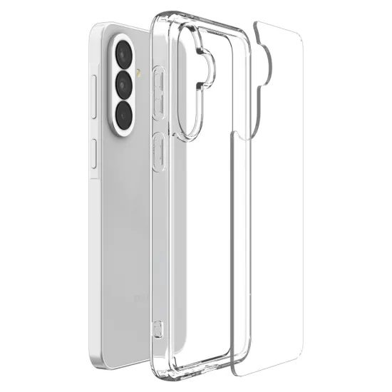 Spigen Ultra Hybrid custodia per cellulare, Samsung Galaxy A37 5G, Crystal Clear