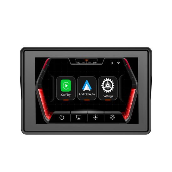 Motociklistički 5" CarPlay zaslon s bežičnim Apple CarPlay i Android Auto