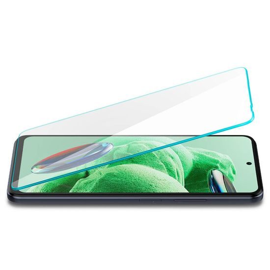 Spigen Glas.Tr Slim, Folie de sticlă securizată 2 bucăți, Xiaomi Redmi Note 12 5G / Poco X5 5G