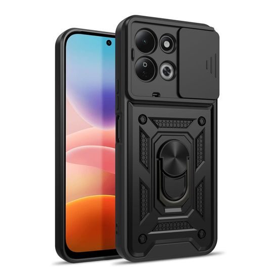 Tech-Protect CamShield Pro Schutzhülle für Xiaomi Redmi 17 4G / 5G - Hybrid Case mit Kameraschutz - Schwarz