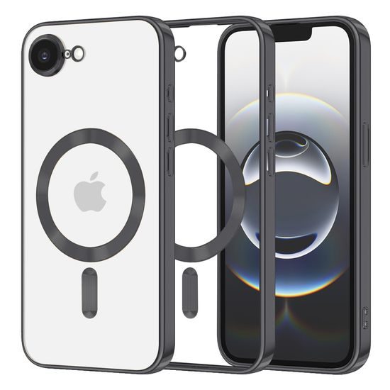 Techsuit Luxury Crystal MagSafe, iPhone 16e, μαύρο