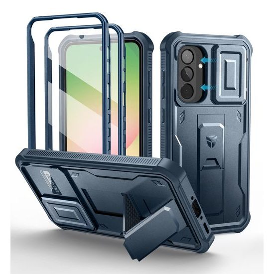 Dexnor 360 Kickstand Camprotector Θήκη Samsung Galaxy A56, Μπλε
