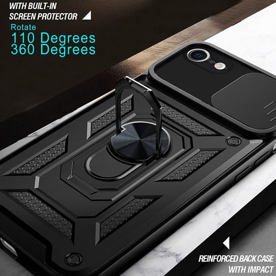 Techsuit CamShield, iPhone 16e, μαύρο