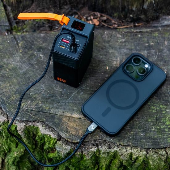 Blavec akupank BJ-50 30 000 mAh 65W 2× USB-C + 2× USB-A – must