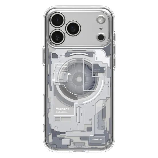 Spigen Ultra Hybrid Mag με MagSafe, iPhone 17 Pro, zero one, λευκό