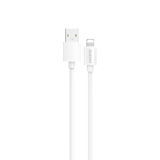 Dudao L4L USB-A auf Lightning Kabel für iPhone - 2,1A Schnellladekabel 2m - Weiß