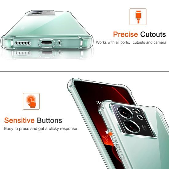 Techsuit Shockproof Διάφανη Θήκη, Xiaomi 13T / 13T Pro