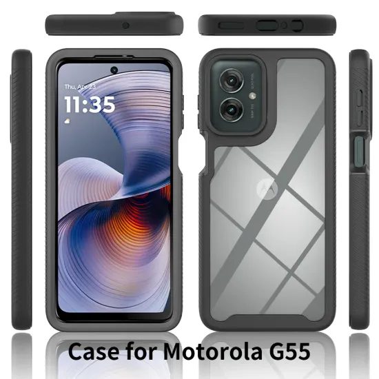JP Defense360 obal, Motorola Moto G55, čierny