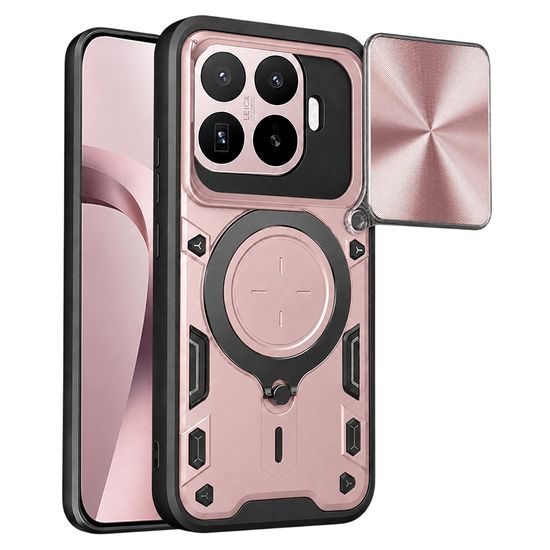Xiaomi 17T dėklas – Techsuit CamGuard Pro – rožinio aukso
