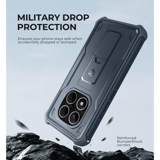 Dexnor 360 Kickstand θήκη Xiaomi Redmi Note 14 Pro 5G / Poco X7, μπλε