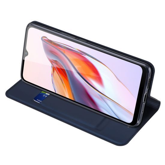 Dux Ducis Skin Pro, könyves tok, Xiaomi Redmi 11A / Poco C55 / Redmi 12C, kék