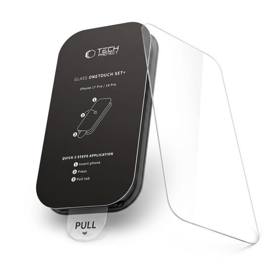 Tech-Protect OneTouch Set+ 2 Tvrzená skla, iPhone 17 Pro Max / 18 Pro Max