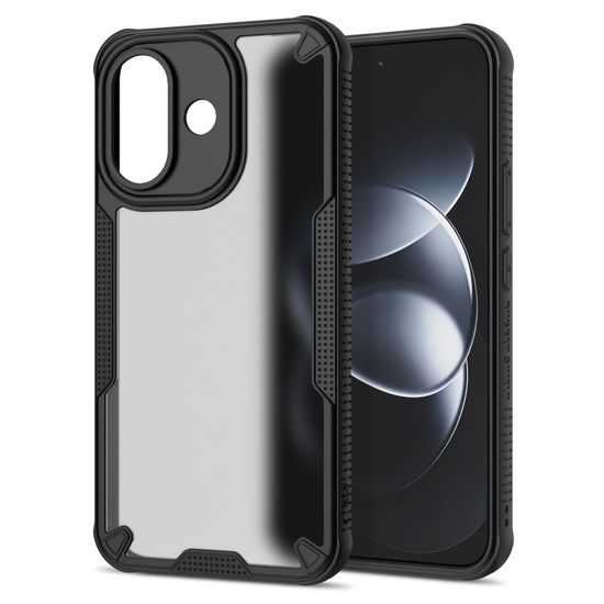 Tech-Protect Rugged Shield Schutzhülle für Xiaomi Redmi Note 17 Pro 5G - Hybrid TPU Polycarbonate - Matt Schwarz