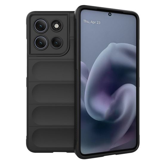 Magic Shield etui, Motorola Moto G86 Power, črn