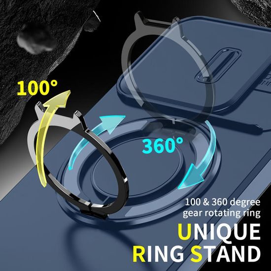 Θήκη Camslide Stand, Xiaomi 15T, μπλε