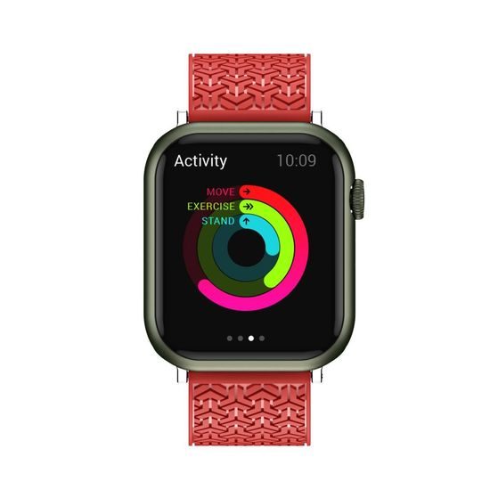 Strap Y řemínek pro hodinky Apple Watch 7 / SE (41/40/38mm), červený