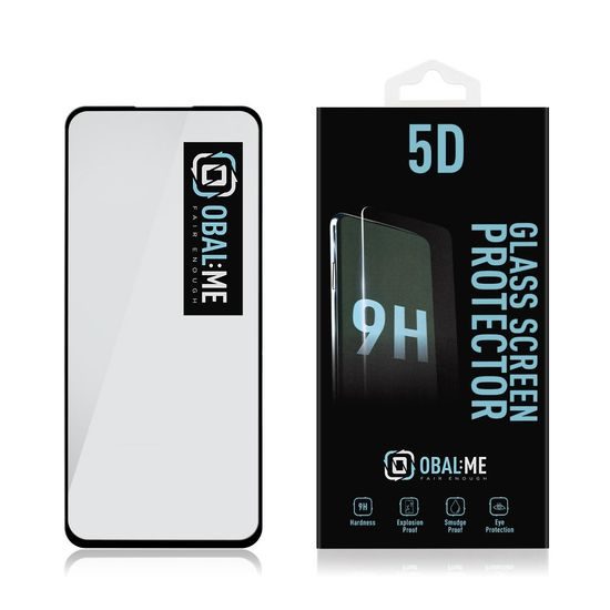 OBAL:ME 5D Tvrdené Sklo pre Motorola G72, čierne