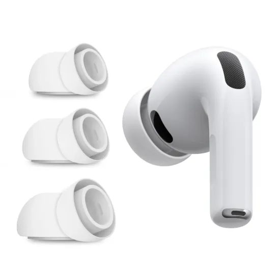 Tech-Protect Ακουστικά Καλύμματα 3 τεμάχια, Apple AirPods Pro 3, λευκά