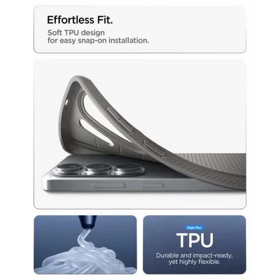 Spigen Liquid Air, Samsung Galaxy S26 Ultra, siva