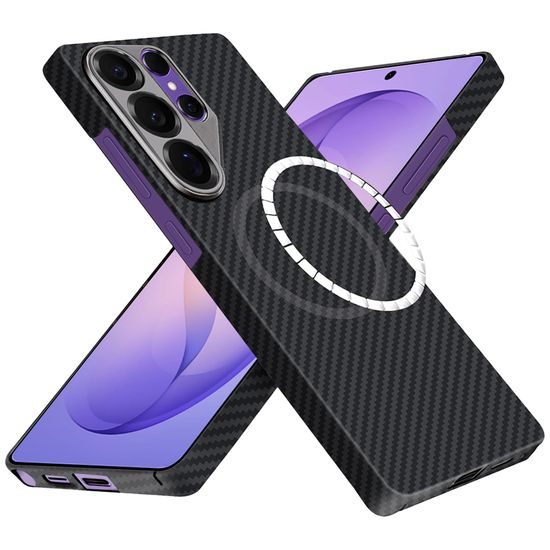 Techsuit Aramid Fiber MagSafe obal, Samsung Galaxy S26 Ultra, černý