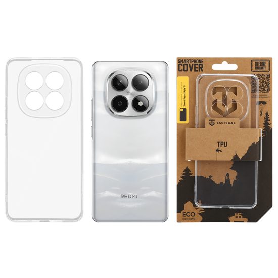 Tactical TPU θήκη για Xiaomi Redmi Note 15 4G / 5G, διάφανη