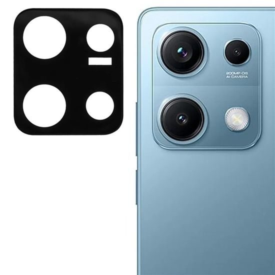 Techsuit προστατευτικό γυαλί φακού κάμερας, Xiaomi Redmi Note 14S, μαύρο
