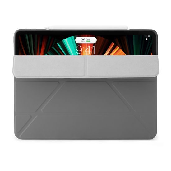 Pipetto Origami TPU θήκη, Apple iPad Pro 12.9, 2018 / 2020 / 2021 / 2022, γκρι