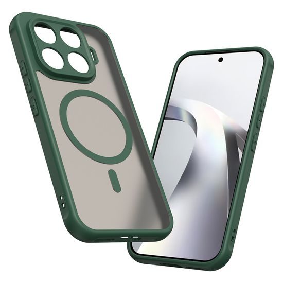 Xiaomi 17T dėklas – Techsuit HaloFrost II MagSafe – žalia