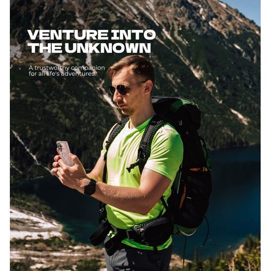 Θήκη Dexnor MagSafe Kickstand Samsung Galaxy Z Fold 7, ροζ