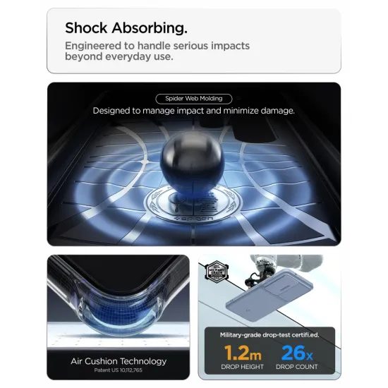 Spigen Optik Armor, Samsung Galaxy S26 Ultra, modrý