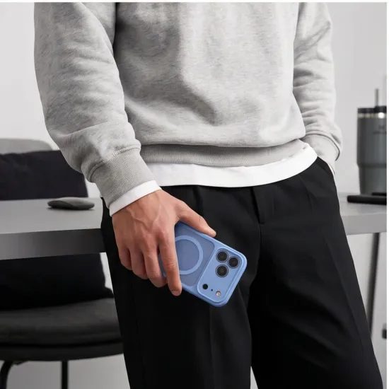 Tech-Protect BasicMag MagSafe, iPhone 17 Pro / 18 Pro, světle modrý