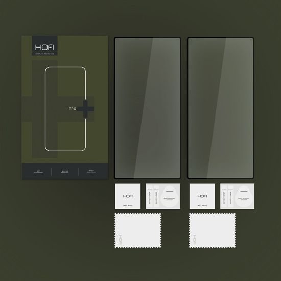 Hofi Pro+ Προστατευτικό Γυαλί Οθόνης, Samsung Galaxy S24 Ultra, 2 τεμάχια, μαύρο