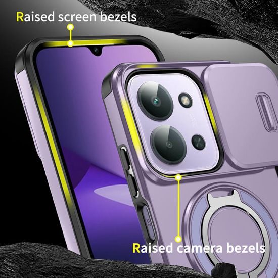 Camslide Stand Hülle, Xiaomi Redmi 15C, violett