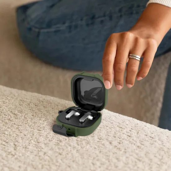 Tech-Protect Slim Hook калъф, Samsung Galaxy Buds 4 / 4 Pro, зелен