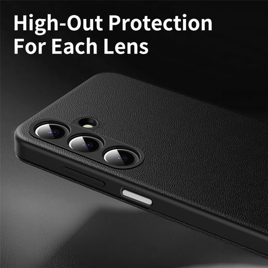Techsuit SmartView Schutzhülle für Samsung Galaxy A27 5G - Smart View Fenster - Schwarz