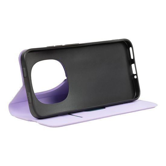 OBAL:ME SmoothTouch Hoesje voor Xiaomi Redmi Note 15 Pro 5G - met Kaarthouder & Standaard - Lichtpaars
