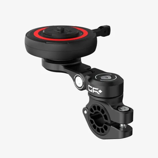 GRxplore Handyhalterung für Lenker und Spiegelhalter - Magnetische Fahrrad Motorrad Halterung - Universal